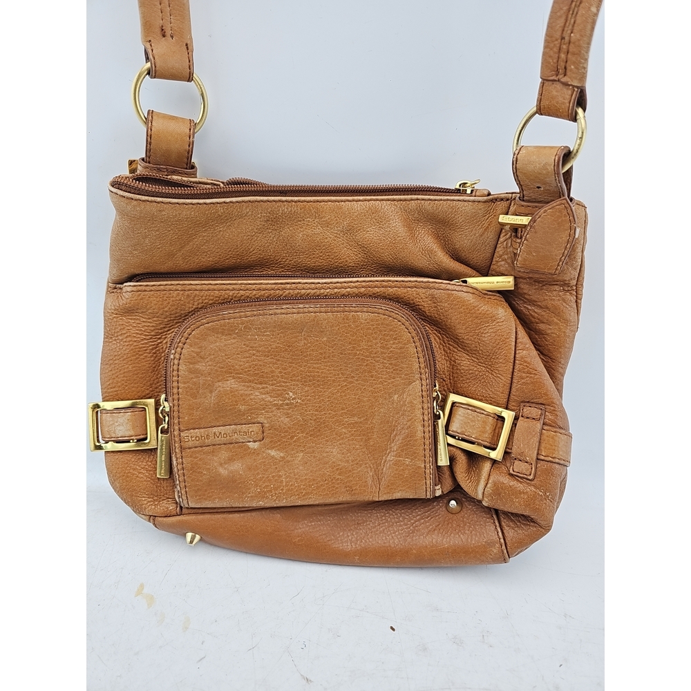 Stone Mountain Brown Leather Crossbody